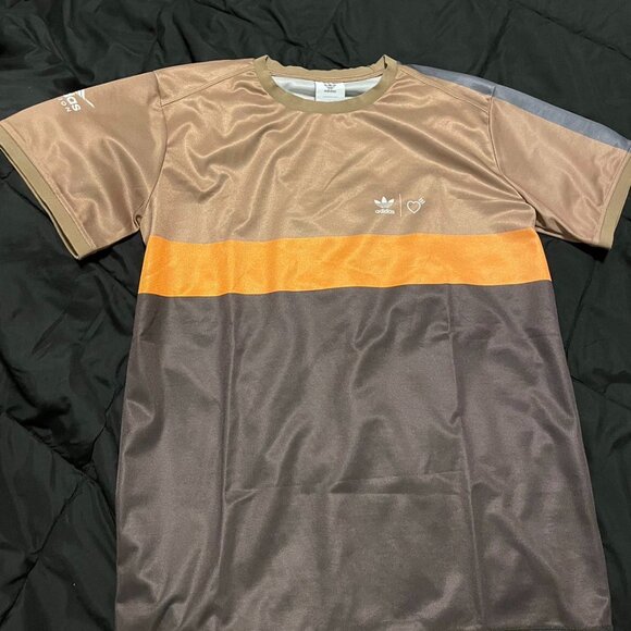 adidas x Human Made Brown Graphic T-Shirt - Picture 5 of 8